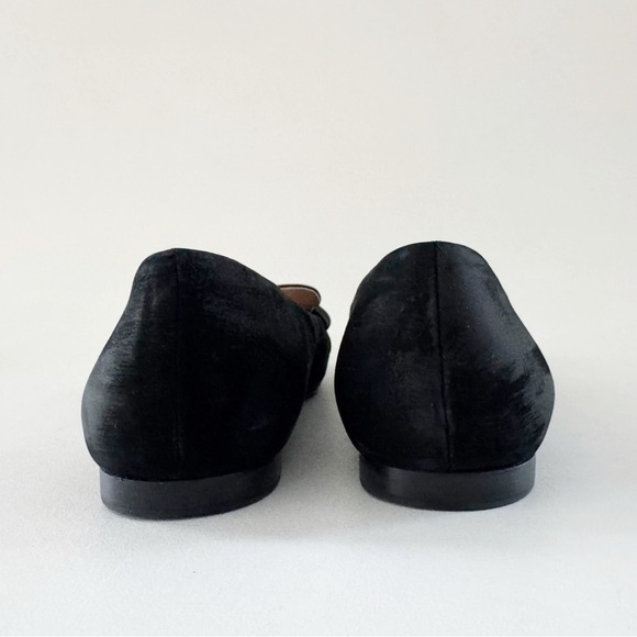 Fendi Freedom Loafer Black Suede Zucca FF Square Toe Flat EU 37 US 7 Classic - Picture 6 of 10